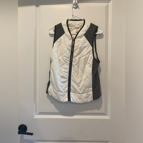 Prana Jackets & Blazers - Prana White Polar Breeze Quilted Vest size small